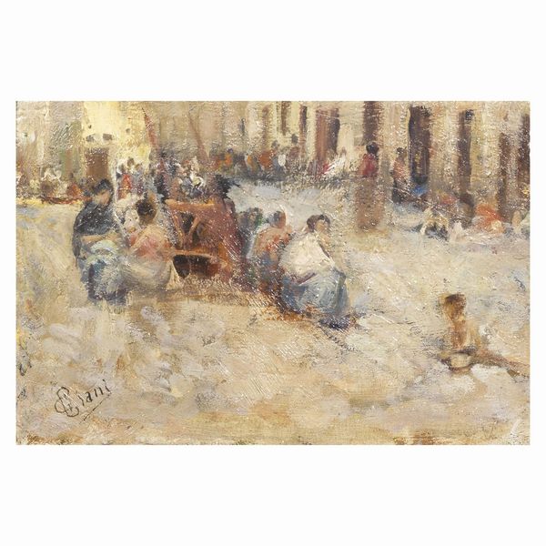 Cesare Ciani : Cesare Ciani  - Asta ARCADE | DIPINTI DEL XIX E XX SECOLO E OPERE DALLA RACCOLTA DI ANTONIO PAOLUCCI - Associazione Nazionale - Case d'Asta italiane