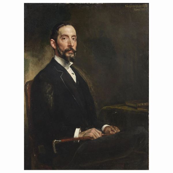 Scipione Vannutelli : Scipione Vannutelli  - Asta ARCADE | DIPINTI DEL XIX E XX SECOLO E OPERE DALLA RACCOLTA DI ANTONIO PAOLUCCI - Associazione Nazionale - Case d'Asta italiane