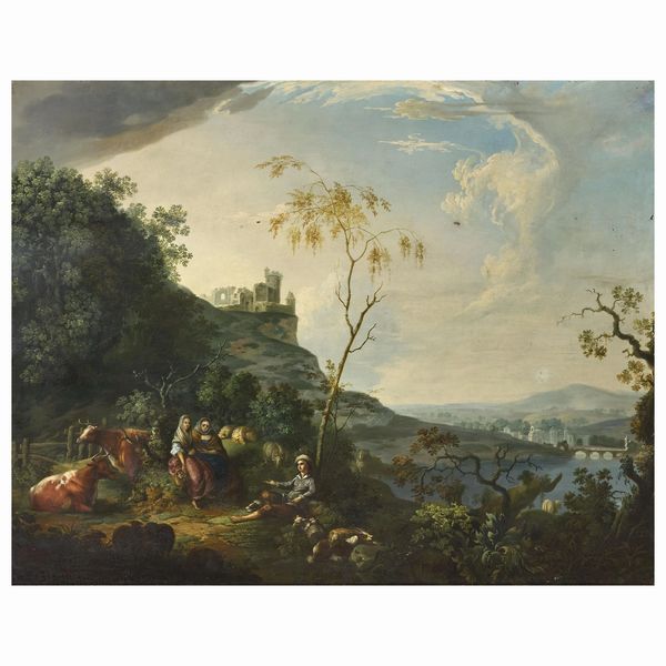 Vittorio Amedeo Cignaroli  - Asta ARCADE I DIPINTI DAL SECOLO XVI AL XVIII E OPERE DALLA RACCOLTA DI ANTONIO PAOLUCCI - Associazione Nazionale - Case d'Asta italiane