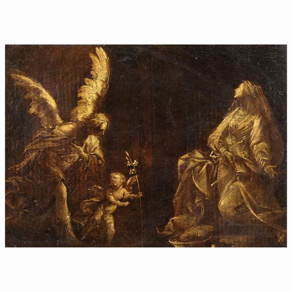 Scuola emiliana, secc. XVII-XVIII  - Asta ARCADE I DIPINTI DAL SECOLO XVI AL XVIII E OPERE DALLA RACCOLTA DI ANTONIO PAOLUCCI - Associazione Nazionale - Case d'Asta italiane