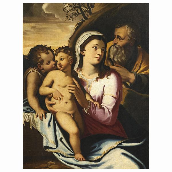 Cerchia di Girolamo Muziano, sec. XVI  - Asta ARCADE I DIPINTI DAL SECOLO XVI AL XVIII E OPERE DALLA RACCOLTA DI ANTONIO PAOLUCCI - Associazione Nazionale - Case d'Asta italiane