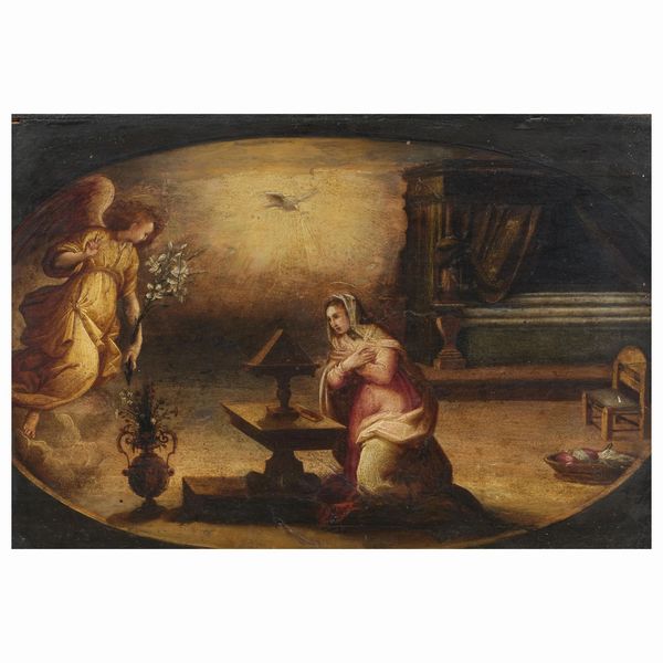 Artista fiorentino, sec. XVI  - Asta ARCADE I DIPINTI DAL SECOLO XVI AL XVIII E OPERE DALLA RACCOLTA DI ANTONIO PAOLUCCI - Associazione Nazionale - Case d'Asta italiane
