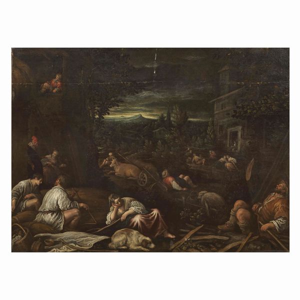 Leandro Da Ponte Bassano : Leandro da Ponte, detto Leandro Bassano  - Asta ARCADE I DIPINTI DAL SECOLO XVI AL XVIII E OPERE DALLA RACCOLTA DI ANTONIO PAOLUCCI - Associazione Nazionale - Case d'Asta italiane