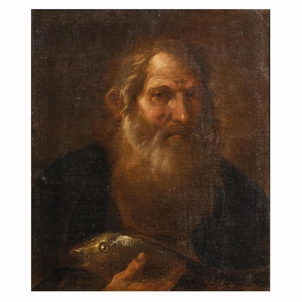 Scuola napoletana, sec. XVII  - Asta ARCADE I DIPINTI DAL SECOLO XVI AL XVIII E OPERE DALLA RACCOLTA DI ANTONIO PAOLUCCI - Associazione Nazionale - Case d'Asta italiane