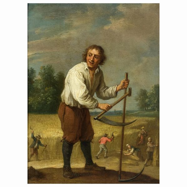 Bottega di David Teniers il Giovane, sec. XVII  - Asta ARCADE I DIPINTI DAL SECOLO XVI AL XVIII E OPERE DALLA RACCOLTA DI ANTONIO PAOLUCCI - Associazione Nazionale - Case d'Asta italiane