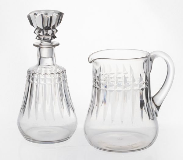 Baccarat due brocche e due bottiglie in cristallo  - Asta L'Arte della Tavola - Associazione Nazionale - Case d'Asta italiane