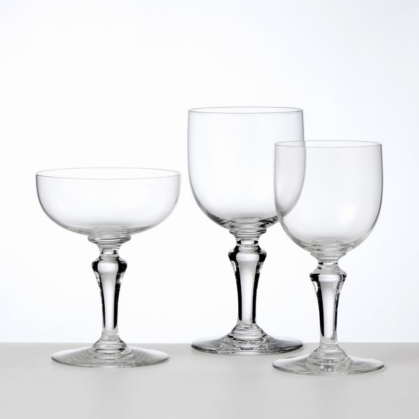Baccarat Normand servizio di bicchieri in cristallo  - Asta L'Arte della Tavola - Associazione Nazionale - Case d'Asta italiane