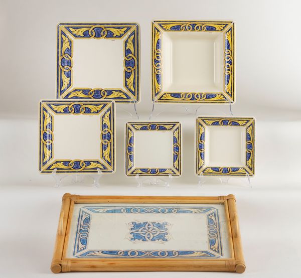 Tiffany Boutique servizio da tavola in ceramica  - Asta L'Arte della Tavola - Associazione Nazionale - Case d'Asta italiane