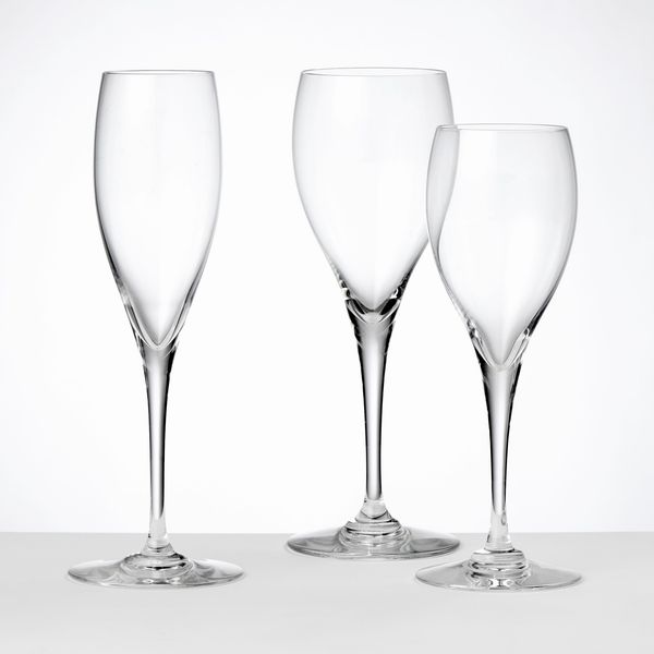 Baccarat Saint-Rémy servizio di bicchieri in cristallo trasparente  - Asta L'Arte della Tavola - Associazione Nazionale - Case d'Asta italiane
