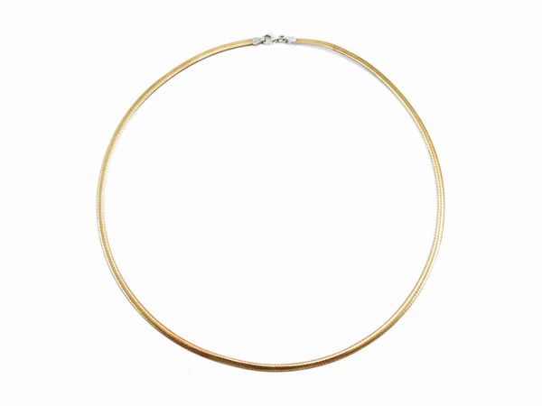 Collier in oro giallo e bianco  - Asta I gioielli di Rosa Segreto Annigoni - Associazione Nazionale - Case d'Asta italiane