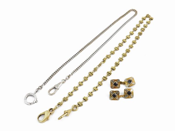 Assortimento di monili in oro giallo e bianco  - Asta I gioielli di Rosa Segreto Annigoni - Associazione Nazionale - Case d'Asta italiane