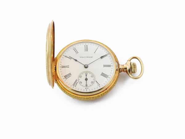 Piccolo orologio da tasca Waltham in oro giallo  - Asta I gioielli di Rosa Segreto Annigoni - Associazione Nazionale - Case d'Asta italiane