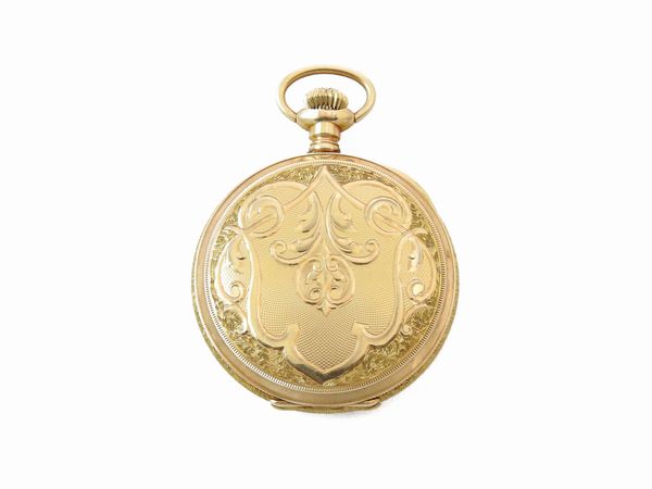 Piccolo orologio da tasca Waltham in oro giallo  - Asta I gioielli di Rosa Segreto Annigoni - Associazione Nazionale - Case d'Asta italiane