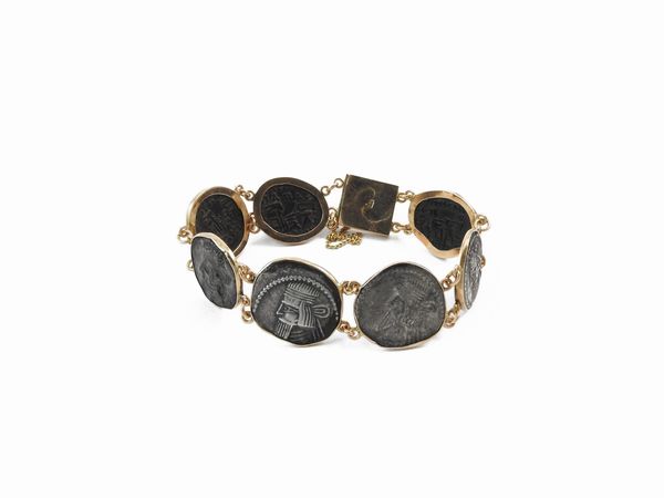 Bracciale in oro rosso 585/1000  - Asta I gioielli di Rosa Segreto Annigoni - Associazione Nazionale - Case d'Asta italiane