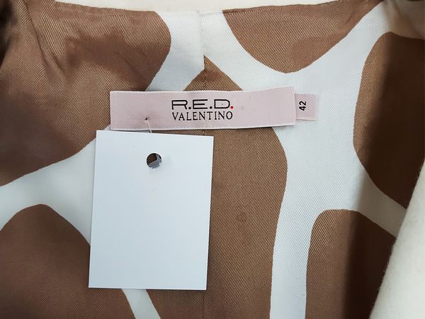 Red Valentino - Tailleur pantaloni in panno color panna  - Asta Vintagemania - Associazione Nazionale - Case d'Asta italiane
