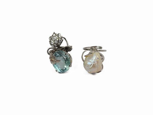 Due anelli in argento  - Asta Vintagemania - Associazione Nazionale - Case d'Asta italiane