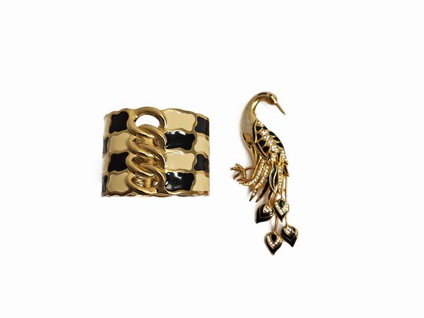 Lotto di bijoux in metallo golden tone  - Asta Vintagemania - Associazione Nazionale - Case d'Asta italiane