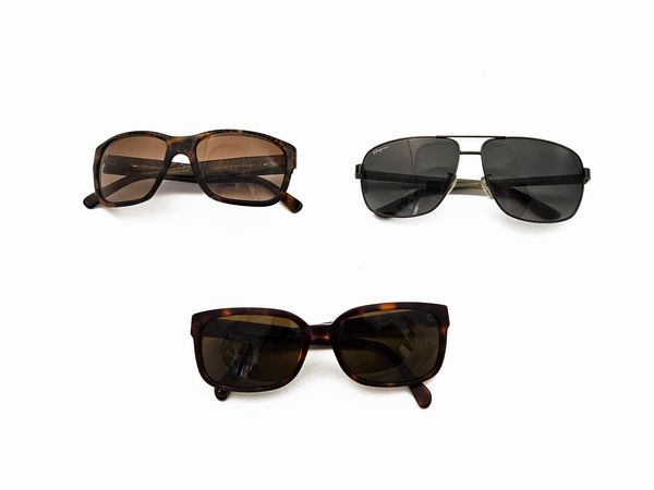 Salvatore Ferragamo - Tre paia di occhiali da sole  - Asta Vintagemania - Associazione Nazionale - Case d'Asta italiane