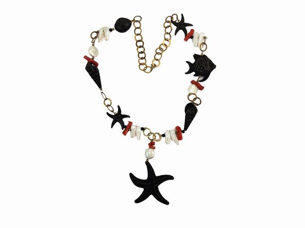 Collana a tema marino  - Asta Vintagemania - Associazione Nazionale - Case d'Asta italiane