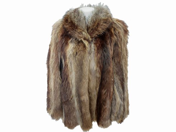 Giaccone in pelliccia di marmotta  - Asta Vintagemania - Associazione Nazionale - Case d'Asta italiane