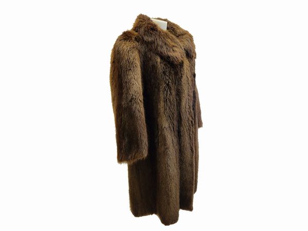 Pelliccia lunga in castoro selvaggio  - Asta Vintagemania - Associazione Nazionale - Case d'Asta italiane
