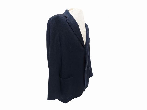 Giacca da uomo in lana blu, Cantarelli  - Asta Vintagemania - Associazione Nazionale - Case d'Asta italiane