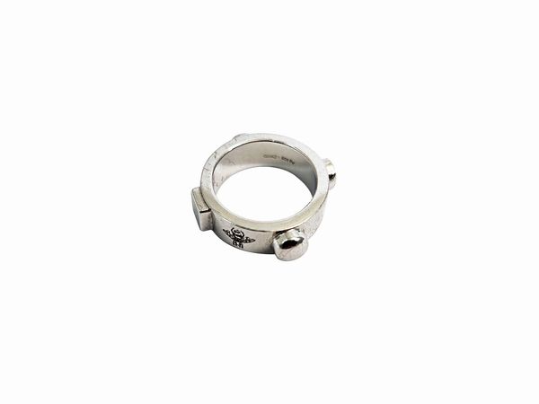 Gucci - Anello in argento 925  - Asta Vintagemania - Associazione Nazionale - Case d'Asta italiane
