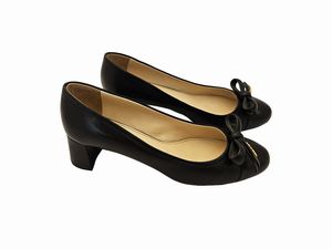 Prada - Decollet� in nappa nera  - Asta Vintagemania - Associazione Nazionale - Case d'Asta italiane