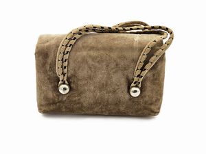 Borsetta a mano in velluto, Cesare Piccini Firenze  - Asta Vintagemania - Associazione Nazionale - Case d'Asta italiane