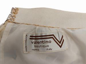 Valentino - Completo gonna midi e camicia in seta  - Asta Vintagemania - Associazione Nazionale - Case d'Asta italiane