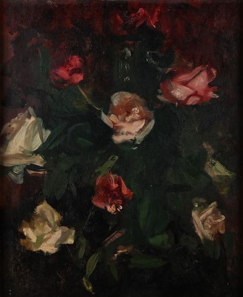 GUIDO TALLONE : Rose in un vaso  - Asta Dipinti del XIX e XX secolo - Associazione Nazionale - Case d'Asta italiane
