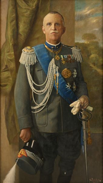 Carlo Pennacchietti : Ritratto di Vittorio Emanuele III di Savoia Re d'Italia  - Asta Dipinti del XIX e XX secolo - Associazione Nazionale - Case d'Asta italiane