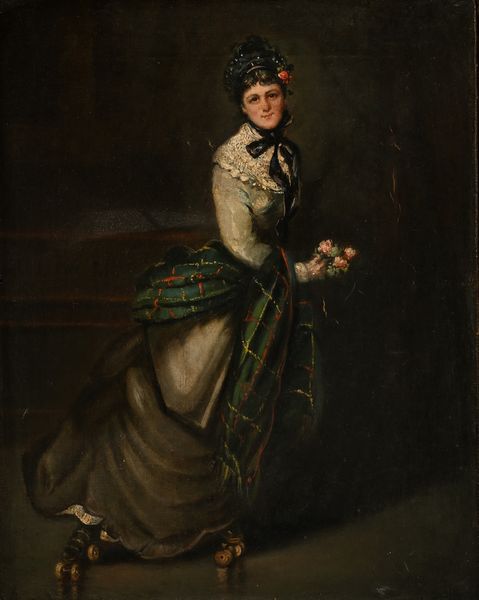 Pierre François Eugène Giraud : La giovane pattinatrice  - Asta Dipinti del XIX e XX secolo - Associazione Nazionale - Case d'Asta italiane