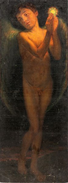 J.B. Feuge (Scuola europea fine XIX-inizi XX secolo) : L'angelo sulla citt�  - Asta Dipinti del XIX e XX secolo - Associazione Nazionale - Case d'Asta italiane