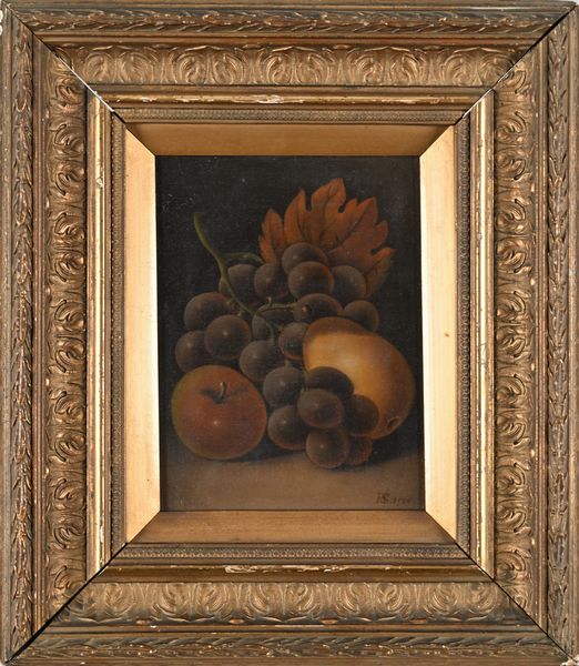 Heinrich  Schmalz : Coppia di nature morte con uva ed altri frutti  - Asta Dipinti del XIX e XX secolo - Associazione Nazionale - Case d'Asta italiane