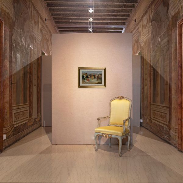 Alfredo Del Sordo : Scena di vita nei pressi delle mura di una citt� araba  - Asta Dipinti del XIX e XX secolo - Associazione Nazionale - Case d'Asta italiane