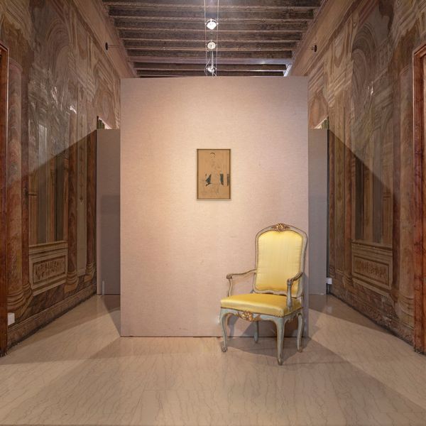 Alessio Issupoff : Viatka (Russia), studio di donna in interno con vasi di fiori  - Asta Dipinti del XIX e XX secolo - Associazione Nazionale - Case d'Asta italiane