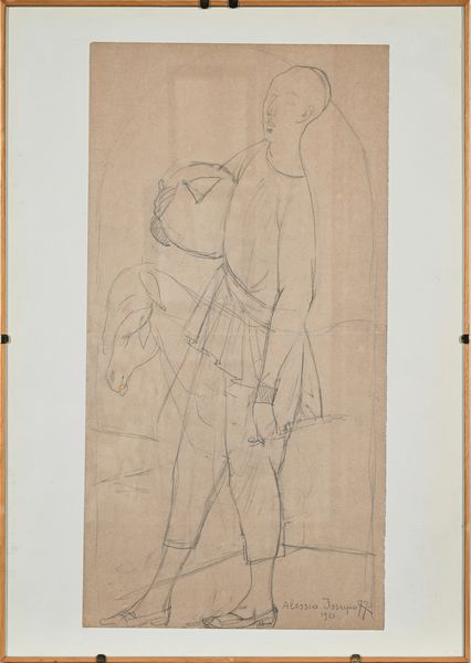 Alessio Issupoff : Studio di uomo di Viatka (Russia)  - Asta Dipinti del XIX e XX secolo - Associazione Nazionale - Case d'Asta italiane