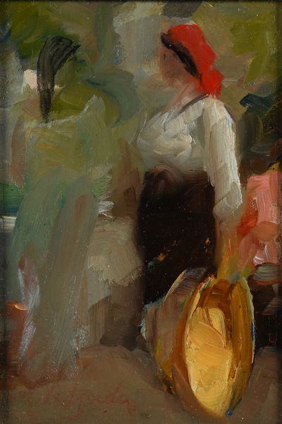 Alfredo Del Sordo : Due contadine  - Asta Dipinti del XIX e XX secolo - Associazione Nazionale - Case d'Asta italiane