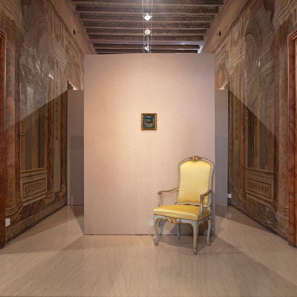 Alessio Issupoff : Una rimessa in campagna  - Asta Dipinti del XIX e XX secolo - Associazione Nazionale - Case d'Asta italiane