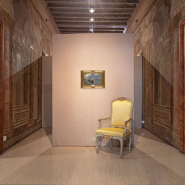 Giuseppe Carelli : Veduta di Napoli da Mergellina  - Asta Dipinti del XIX e XX secolo - Associazione Nazionale - Case d'Asta italiane