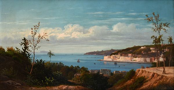 Alessandro La Volpe : Mergellina  - Asta Dipinti del XIX e XX secolo - Associazione Nazionale - Case d'Asta italiane