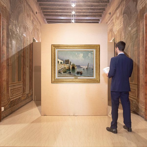 Nicolas De Corsi : Marechiaro  - Asta Dipinti del XIX e XX secolo - Associazione Nazionale - Case d'Asta italiane