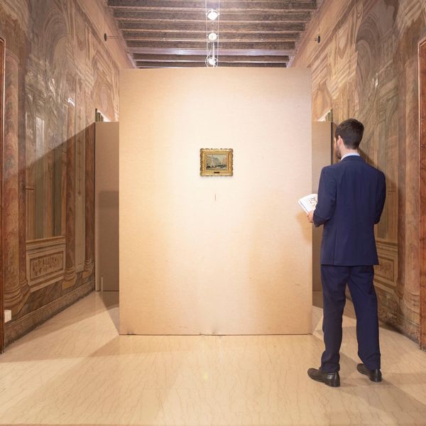 Francesco Di Marino : Napoli, piazza del Ges�  - Asta Dipinti del XIX e XX secolo - Associazione Nazionale - Case d'Asta italiane