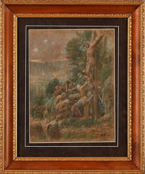 Adolf Hirémy-Hirschl : La crocifissione di Ges�  - Asta Dipinti del XIX e XX secolo - Associazione Nazionale - Case d'Asta italiane