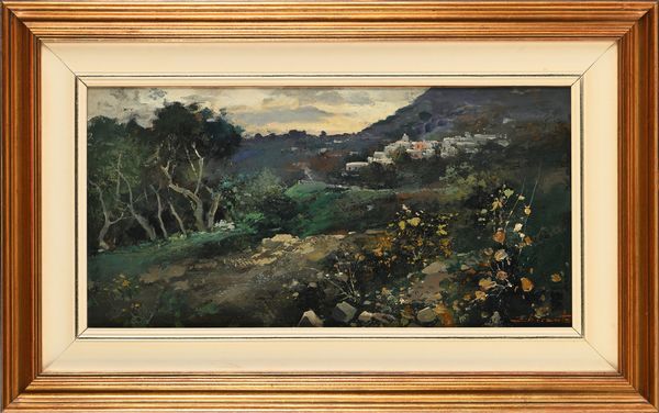Ezelino Briante : Paesaggio  - Asta Dipinti del XIX e XX secolo - Associazione Nazionale - Case d'Asta italiane