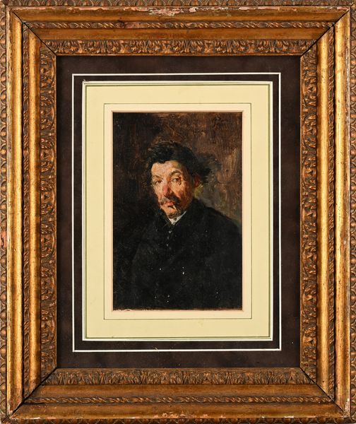 TEOFILO PATINI : Ritratto di uomo  - Asta Dipinti del XIX e XX secolo - Associazione Nazionale - Case d'Asta italiane