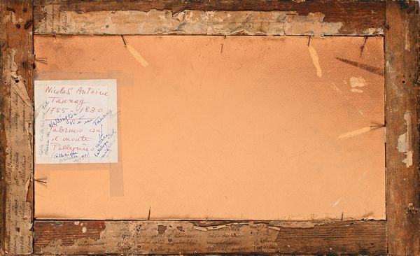 Nicolas Antoine Taunay : Veduta di Palermo con il Monte Pellegrino  - Asta Dipinti del XIX e XX secolo - Associazione Nazionale - Case d'Asta italiane