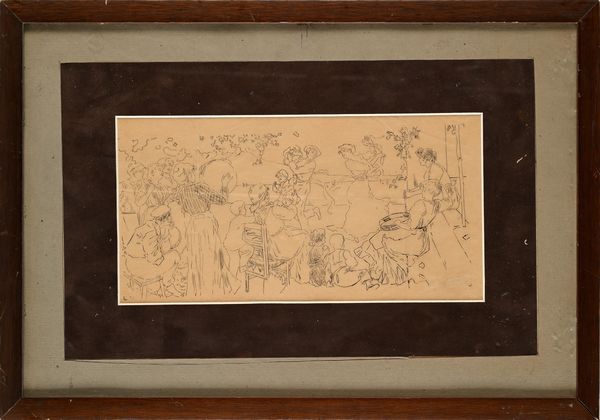 Pietro Scoppetta : La tarantella  - Asta Dipinti del XIX e XX secolo - Associazione Nazionale - Case d'Asta italiane