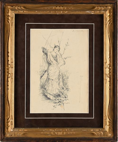 Pietro Scoppetta : 'a Picciotta'  - Asta Dipinti del XIX e XX secolo - Associazione Nazionale - Case d'Asta italiane